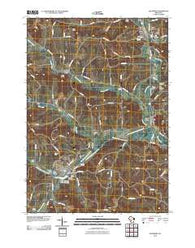 Hillsboro Wisconsin Historical topographic map, 1:24000 scale, 7.5 X 7.5 Minute, Year 2010