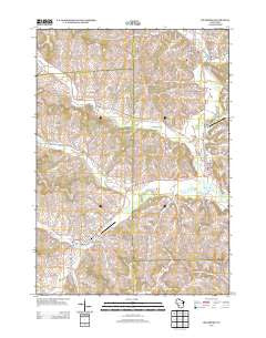 Hillsboro Wisconsin Historical topographic map, 1:24000 scale, 7.5 X 7.5 Minute, Year 2013