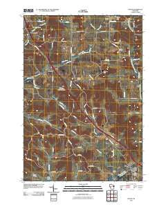 Hixton Wisconsin Historical topographic map, 1:24000 scale, 7.5 X 7.5 Minute, Year 2010
