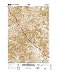 Hixton Wisconsin Current topographic map, 1:24000 scale, 7.5 X 7.5 Minute, Year 2015