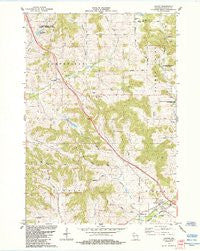 Hixton Wisconsin Historical topographic map, 1:24000 scale, 7.5 X 7.5 Minute, Year 1984
