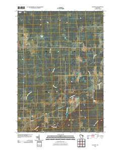 Hogarty Wisconsin Historical topographic map, 1:24000 scale, 7.5 X 7.5 Minute, Year 2010