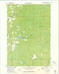 Hogsback Creek Wisconsin Historical topographic map, 1:24000 scale, 7.5 X 7.5 Minute, Year 1972