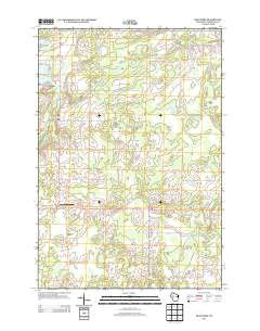 Holcombe Wisconsin Historical topographic map, 1:24000 scale, 7.5 X 7.5 Minute, Year 2013