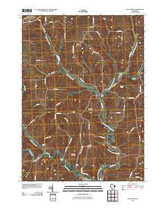 Hollandale Wisconsin Historical topographic map, 1:24000 scale, 7.5 X 7.5 Minute, Year 2010