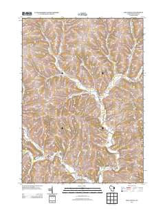 Hollandale Wisconsin Historical topographic map, 1:24000 scale, 7.5 X 7.5 Minute, Year 2013