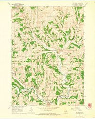 Hollandale Wisconsin Historical topographic map, 1:24000 scale, 7.5 X 7.5 Minute, Year 1962