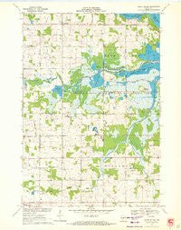 Honey Island Wisconsin Historical topographic map, 1:24000 scale, 7.5 X 7.5 Minute, Year 1970
