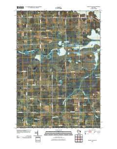 Honey Island Wisconsin Historical topographic map, 1:24000 scale, 7.5 X 7.5 Minute, Year 2010