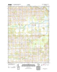 Honey Island Wisconsin Historical topographic map, 1:24000 scale, 7.5 X 7.5 Minute, Year 2013