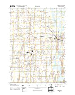 Horicon Wisconsin Historical topographic map, 1:24000 scale, 7.5 X 7.5 Minute, Year 2013