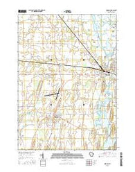 Horicon Wisconsin Current topographic map, 1:24000 scale, 7.5 X 7.5 Minute, Year 2015