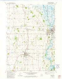 Horicon Wisconsin Historical topographic map, 1:24000 scale, 7.5 X 7.5 Minute, Year 1980