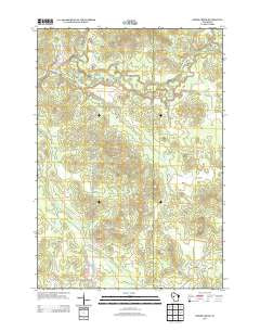 Horse Creek Wisconsin Historical topographic map, 1:24000 scale, 7.5 X 7.5 Minute, Year 2013