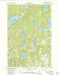 Horseshoe Lake Wisconsin Historical topographic map, 1:24000 scale, 7.5 X 7.5 Minute, Year 1982