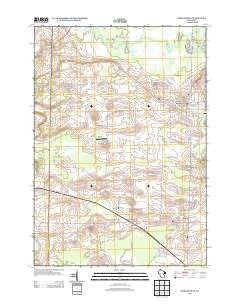 Hortonville Wisconsin Historical topographic map, 1:24000 scale, 7.5 X 7.5 Minute, Year 2013
