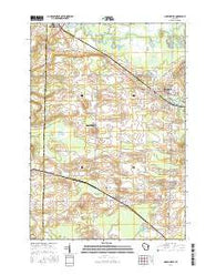 Hortonville Wisconsin Current topographic map, 1:24000 scale, 7.5 X 7.5 Minute, Year 2016
