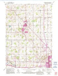 Howards Grove Wisconsin Historical topographic map, 1:24000 scale, 7.5 X 7.5 Minute, Year 1954