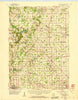Howards Grove Wisconsin Historical topographic map, 1:62500 scale, 15 X 15 Minute, Year 1954