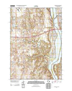 Hudson Wisconsin Historical topographic map, 1:24000 scale, 7.5 X 7.5 Minute, Year 2013