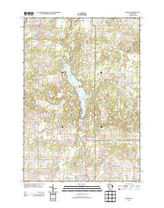Huron Wisconsin Historical topographic map, 1:24000 scale, 7.5 X 7.5 Minute, Year 2013