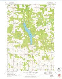 Huron Wisconsin Historical topographic map, 1:24000 scale, 7.5 X 7.5 Minute, Year 1973