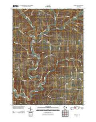 Hurricane Wisconsin Historical topographic map, 1:24000 scale, 7.5 X 7.5 Minute, Year 2010