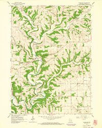 Hurricane Wisconsin Historical topographic map, 1:24000 scale, 7.5 X 7.5 Minute, Year 1962