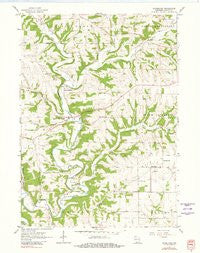 Hurricane Wisconsin Historical topographic map, 1:24000 scale, 7.5 X 7.5 Minute, Year 1962