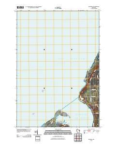 Idlewild Wisconsin Historical topographic map, 1:24000 scale, 7.5 X 7.5 Minute, Year 2010