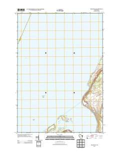 Idlewild Wisconsin Historical topographic map, 1:24000 scale, 7.5 X 7.5 Minute, Year 2013