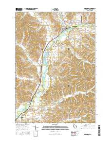 Independence Wisconsin Current topographic map, 1:24000 scale, 7.5 X 7.5 Minute, Year 2015