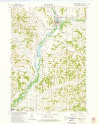 Independence Wisconsin Historical topographic map, 1:24000 scale, 7.5 X 7.5 Minute, Year 1973