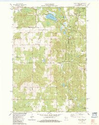 Indian Creek Wisconsin Historical topographic map, 1:24000 scale, 7.5 X 7.5 Minute, Year 1982