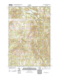 Indian Creek Wisconsin Historical topographic map, 1:24000 scale, 7.5 X 7.5 Minute, Year 2013