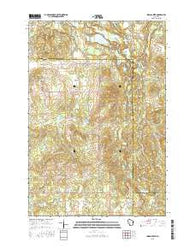 Indian Creek Wisconsin Current topographic map, 1:24000 scale, 7.5 X 7.5 Minute, Year 2015