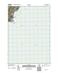 Indian Point Wisconsin Historical topographic map, 1:24000 scale, 7.5 X 7.5 Minute, Year 2011