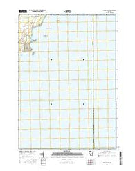 Indian Point Wisconsin Current topographic map, 1:24000 scale, 7.5 X 7.5 Minute, Year 2016