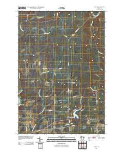 Ingram Wisconsin Historical topographic map, 1:24000 scale, 7.5 X 7.5 Minute, Year 2010