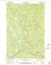 Ingram NE Wisconsin Historical topographic map, 1:24000 scale, 7.5 X 7.5 Minute, Year 1971