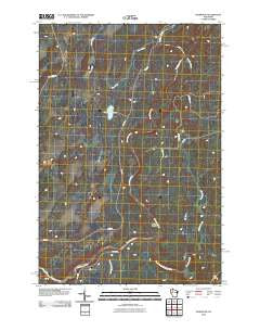 Ingram NE Wisconsin Historical topographic map, 1:24000 scale, 7.5 X 7.5 Minute, Year 2010