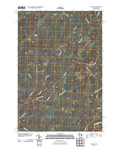 Ingram NW Wisconsin Historical topographic map, 1:24000 scale, 7.5 X 7.5 Minute, Year 2010
