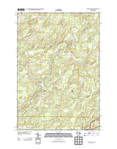 Ingram NW Wisconsin Historical topographic map, 1:24000 scale, 7.5 X 7.5 Minute, Year 2013