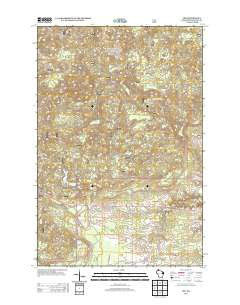 Ino Wisconsin Historical topographic map, 1:24000 scale, 7.5 X 7.5 Minute, Year 2013