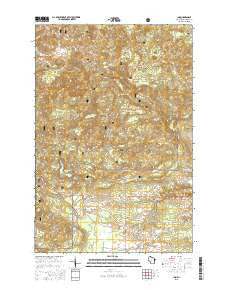 Ino Wisconsin Current topographic map, 1:24000 scale, 7.5 X 7.5 Minute, Year 2015