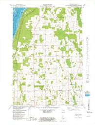 Institute Wisconsin Historical topographic map, 1:24000 scale, 7.5 X 7.5 Minute, Year 1981