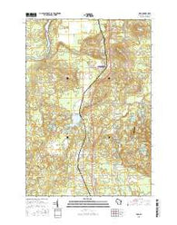 Irma Wisconsin Current topographic map, 1:24000 scale, 7.5 X 7.5 Minute, Year 2015