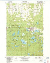 Iron Lake Wisconsin Historical topographic map, 1:24000 scale, 7.5 X 7.5 Minute, Year 1984
