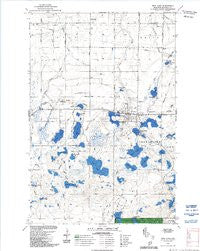 Iron Lake Wisconsin Historical topographic map, 1:24000 scale, 7.5 X 7.5 Minute, Year 1984