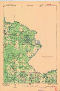 Iron Mountain Wisconsin Historical topographic map, 1:48000 scale, 15 X 15 Minute, Year 1947